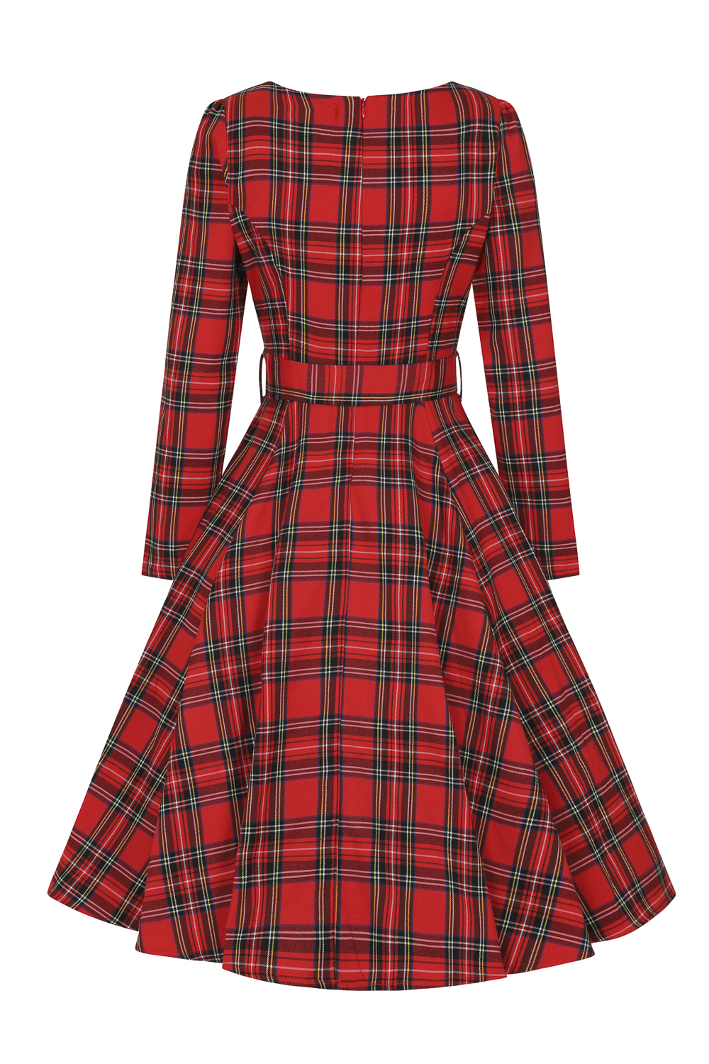 Highland Swing Dress in Red